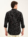 Skinheads Dobby Printed Shirt