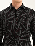 Skinheads Dobby Printed Shirt