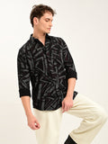 Skinheads Dobby Printed Shirt