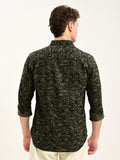 Skinheads Dobby Printed Shirt