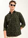 Skinheads Dobby Printed Shirt