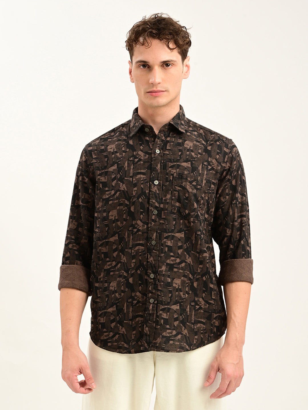 Skinheads Dobby Printed Shirt
