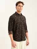 Skinheads Dobby Printed Shirt