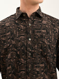 Skinheads Dobby Printed Shirt