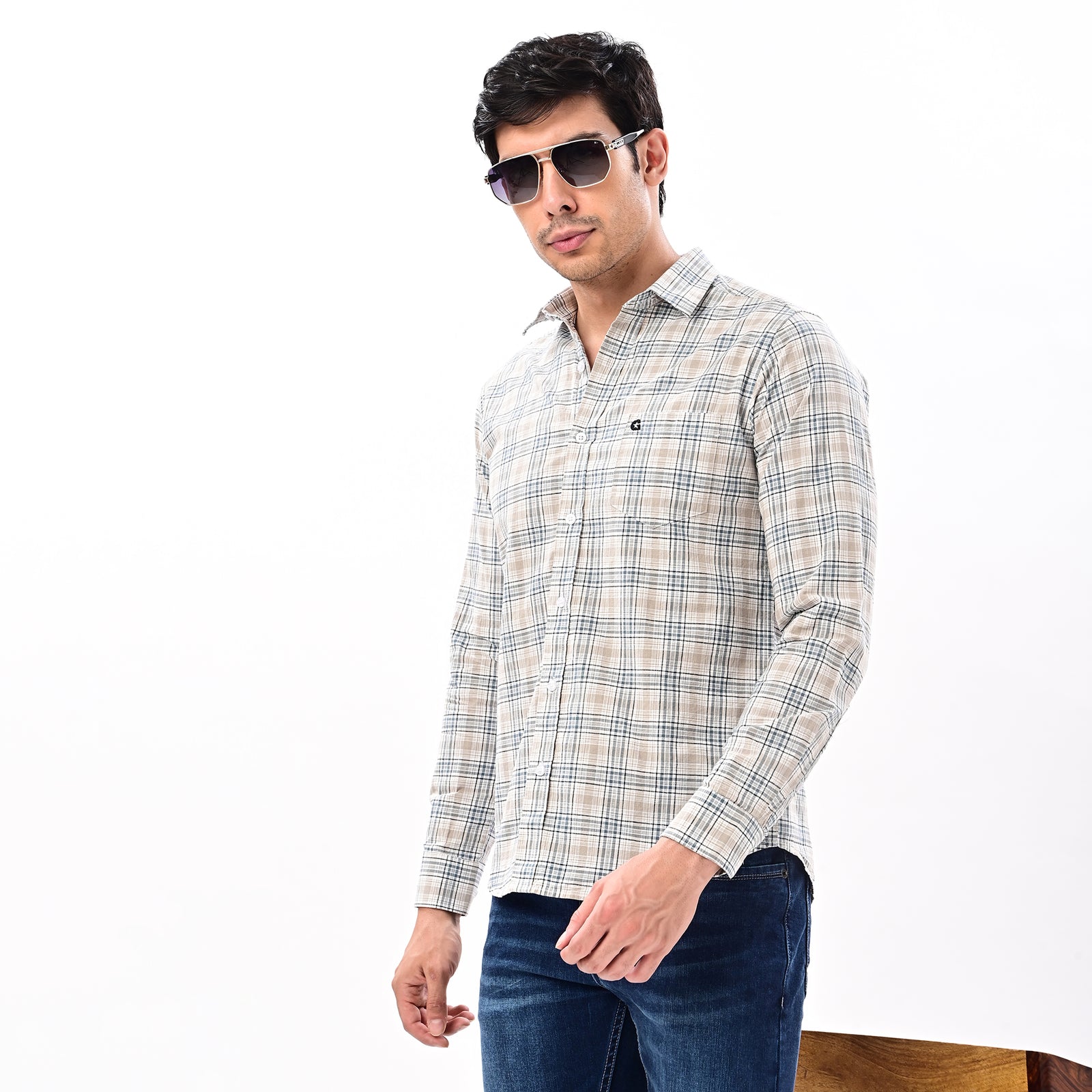 Gangsta Checks Shirt