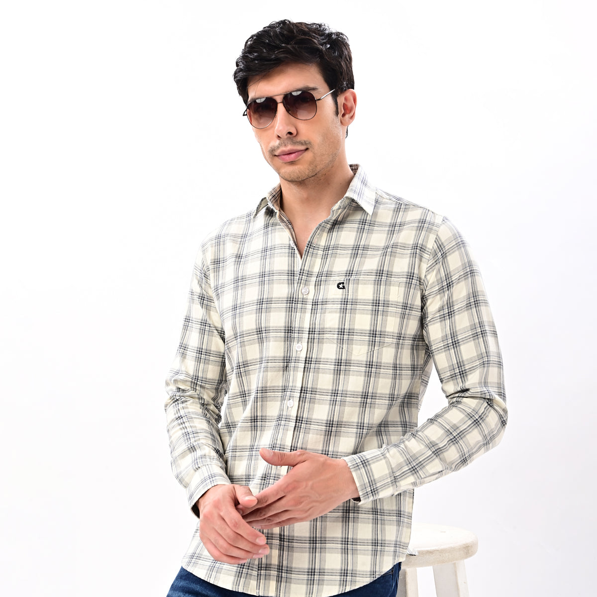 Gangsta Checks Shirt