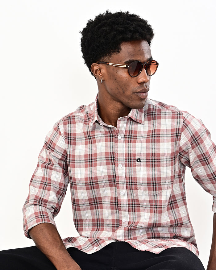 GANGSTA CHECK SHIRT