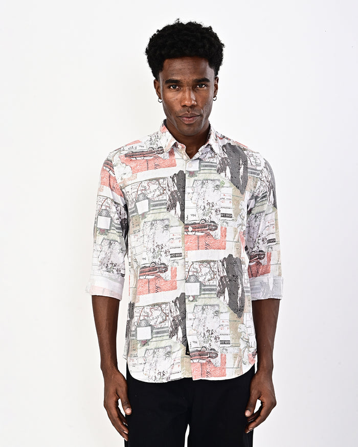 SKINHEADS PRINTED SHIRT