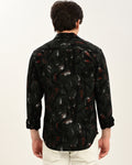Skinheads Black Printed Shirt