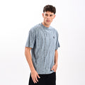 Gangsta Blue Drop Shoulder T-Shirt