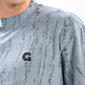 Gangsta Blue Drop Shoulder T-Shirt