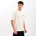 Gangsta White Drop Shoulder T-Shirt