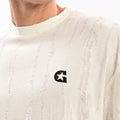 Gangsta White Drop Shoulder T-Shirt