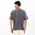 Gangsta DK Blue Drop Shoulder T-Shirt