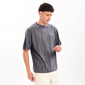Gangsta DK Blue Drop Shoulder T-Shirt