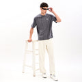 Gangsta DK Blue Drop Shoulder T-Shirt