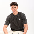 Gangsta Black Drop Shoulder T-Shirt