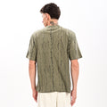 Gangsta Olive Drop Shoulder T-Shirt