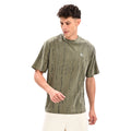 Gangsta Olive Drop Shoulder T-Shirt