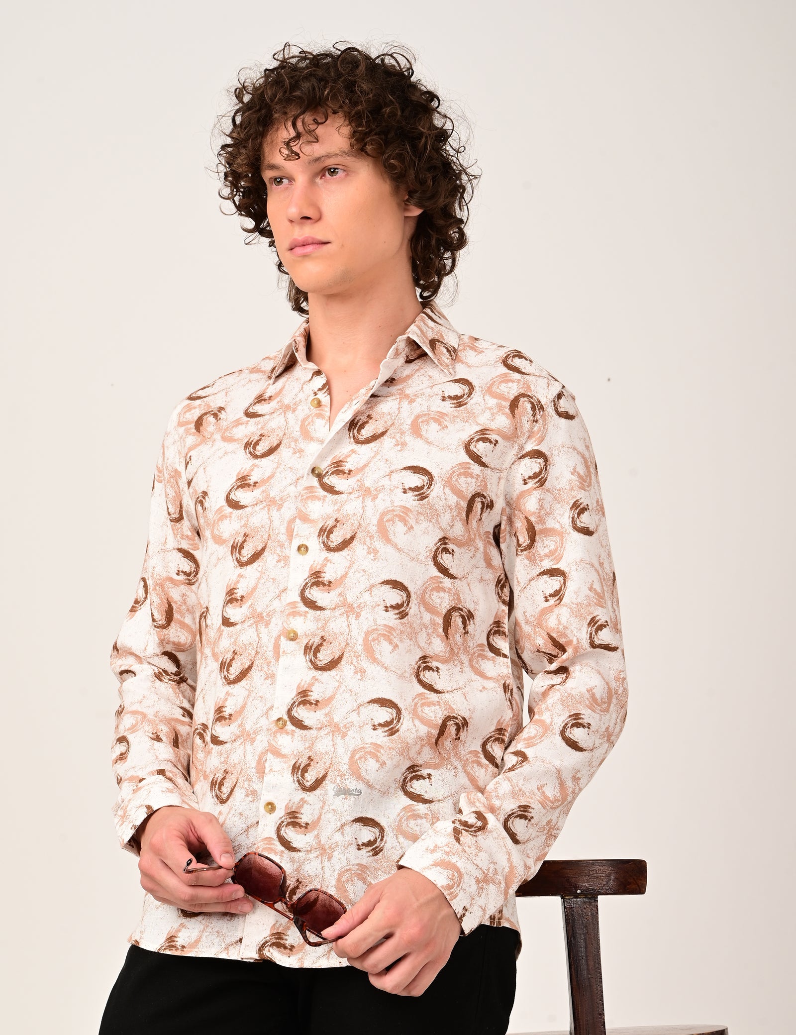 Gangsta Printed Shirt