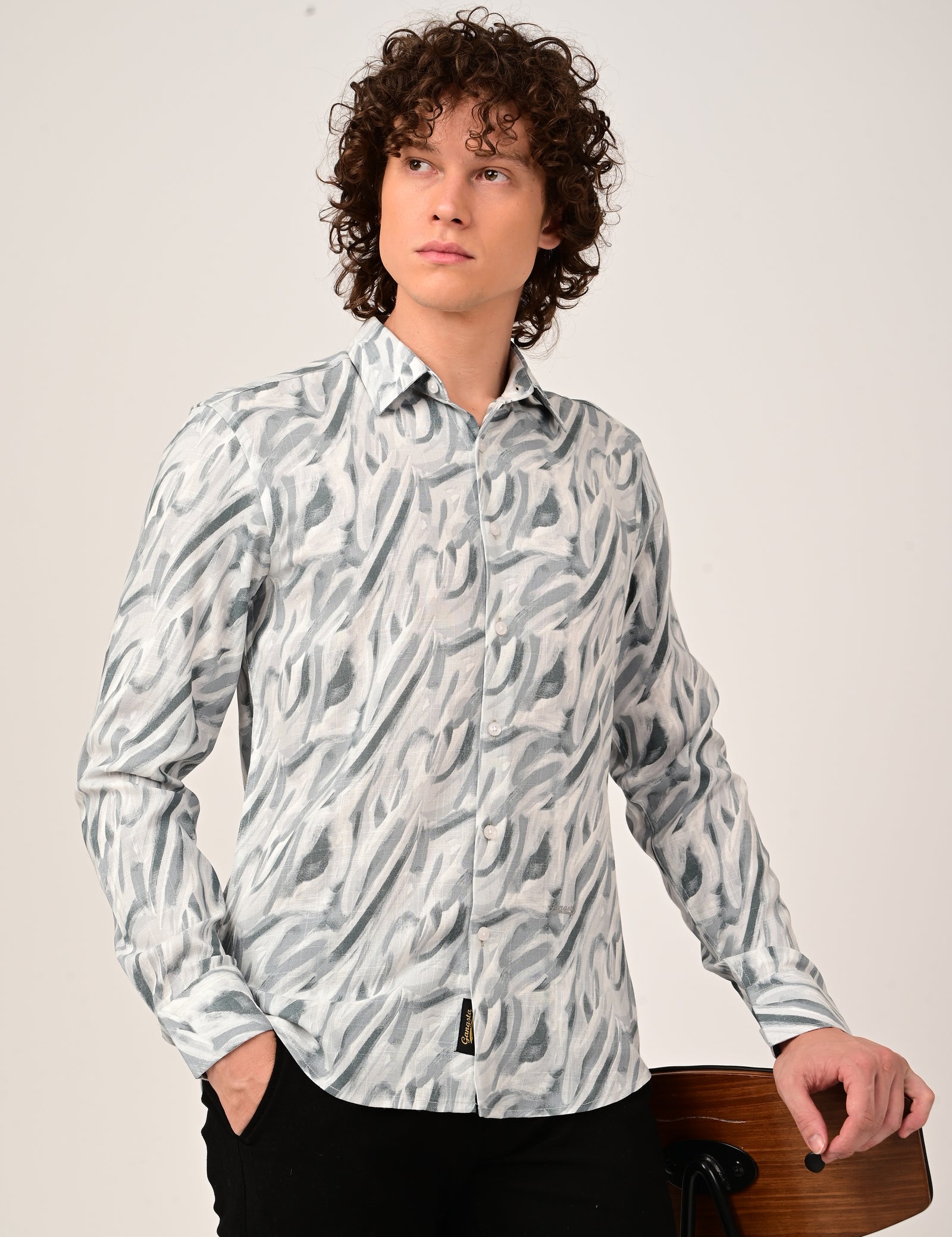 Gangsta Printed Shirt