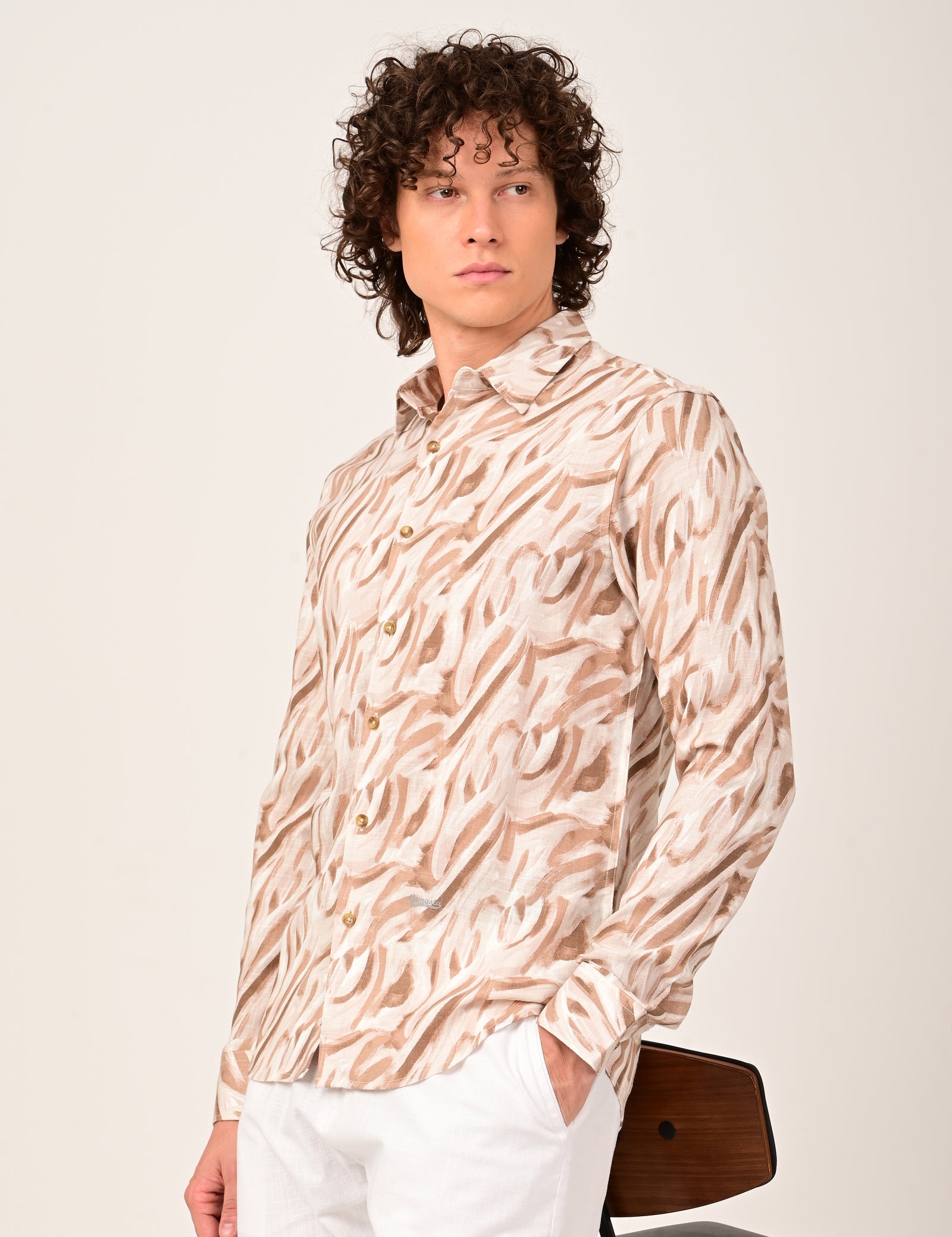 Gangsta Printed Shirt