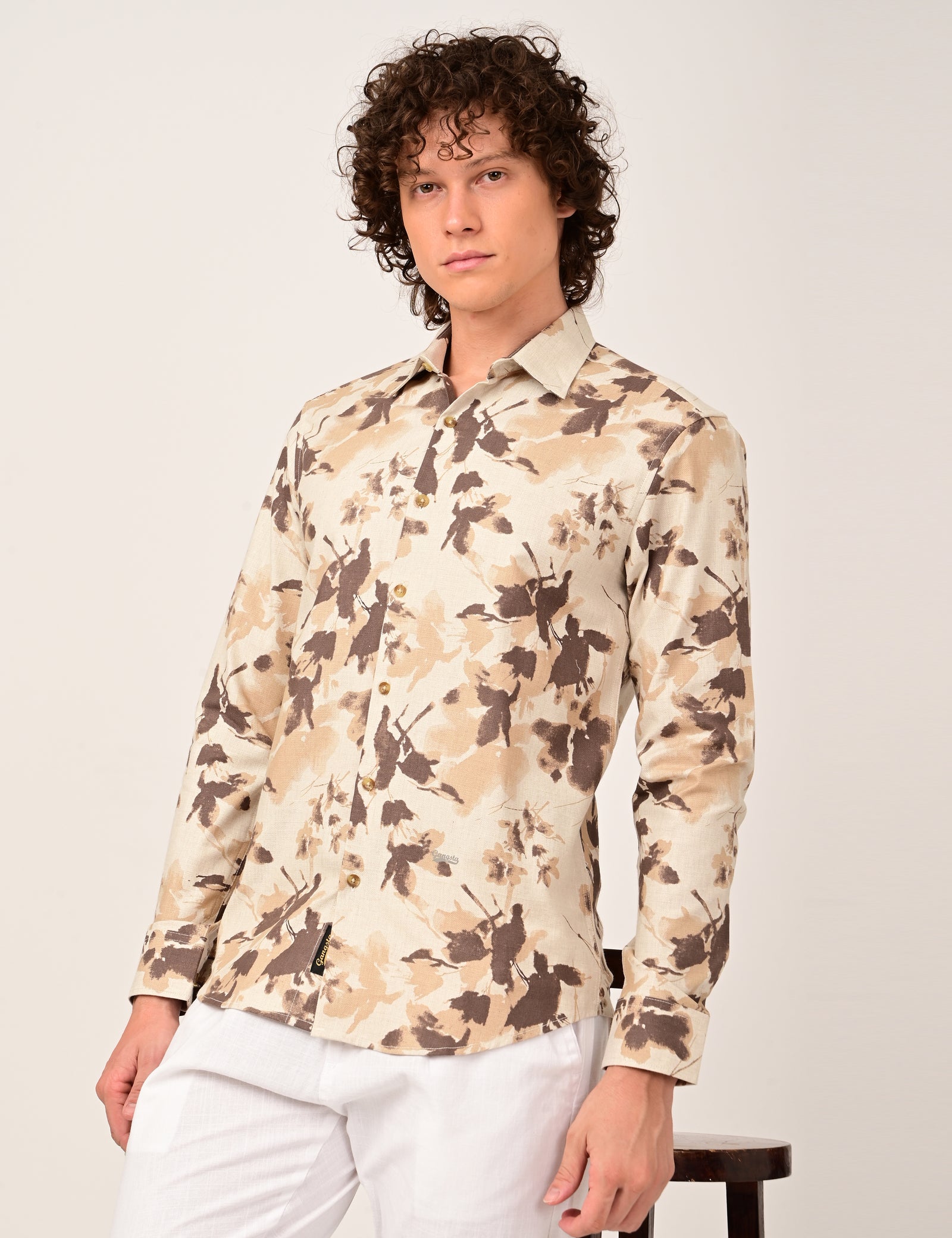 Gangsta Printed Shirt