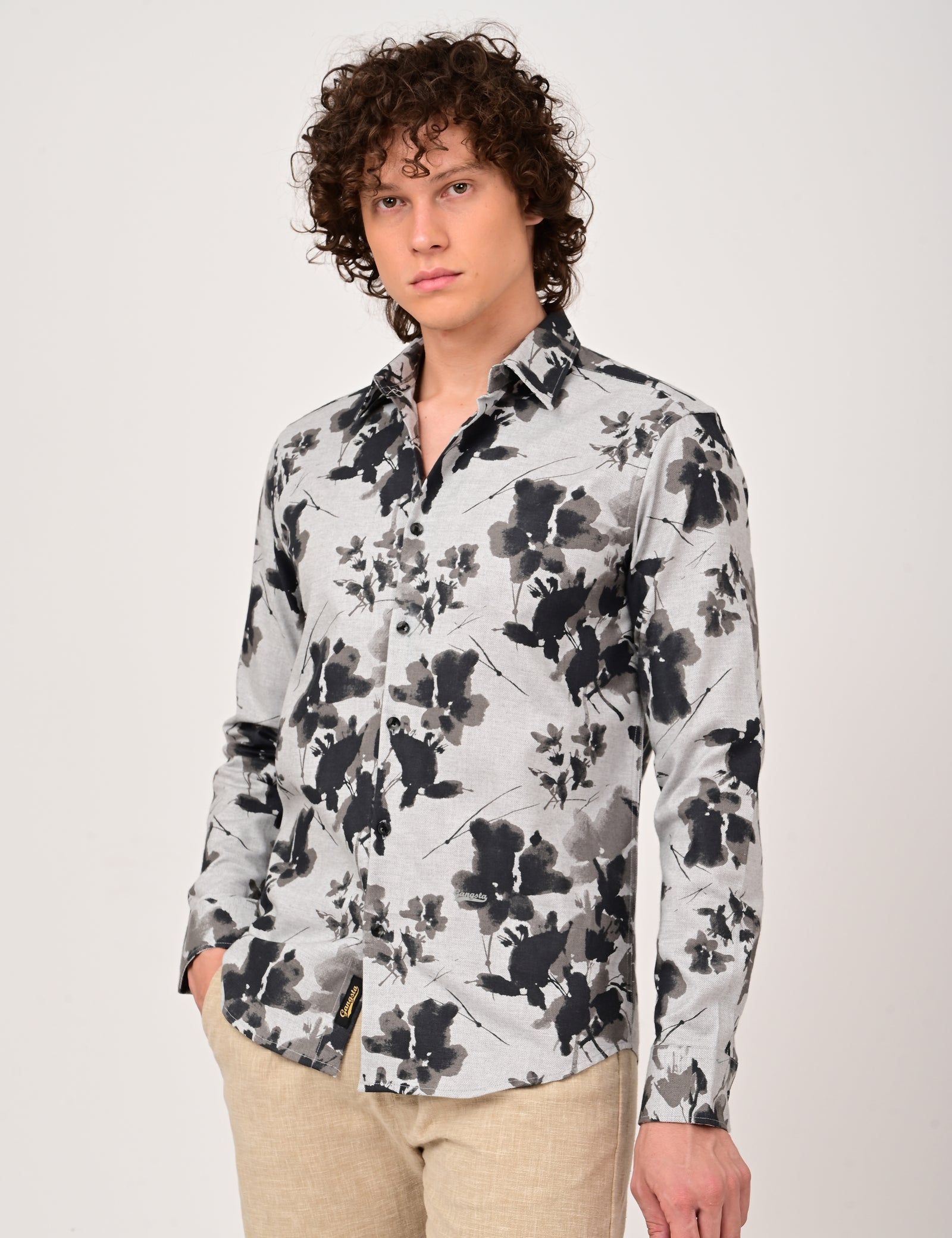 Gangsta Printed Shirt