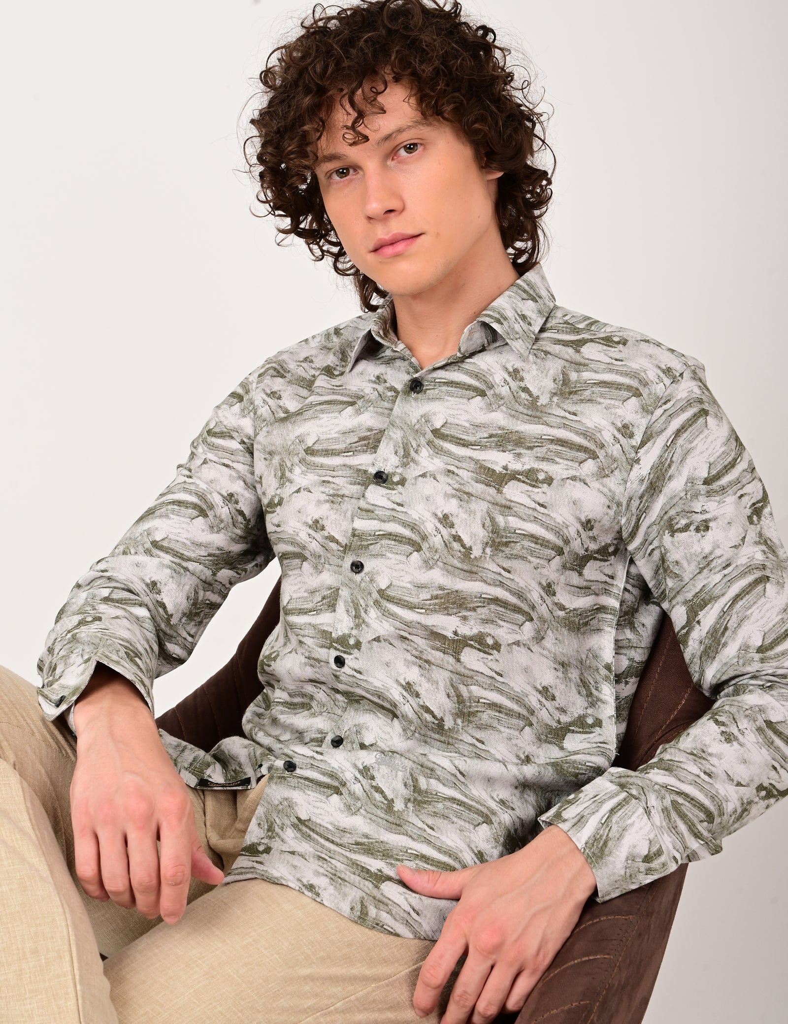 Gangsta Printed Shirt