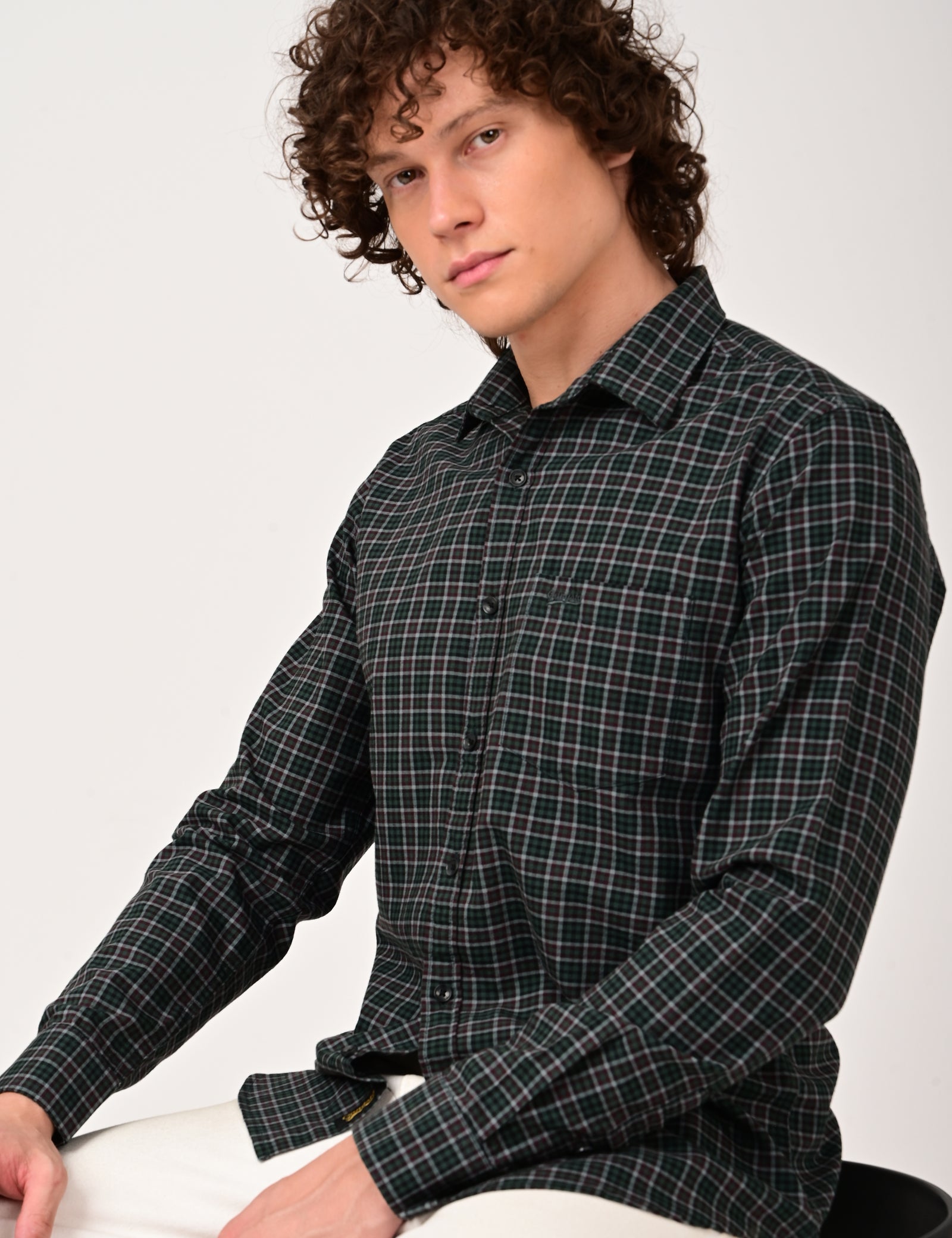 Gangsta Check Shirt for Men