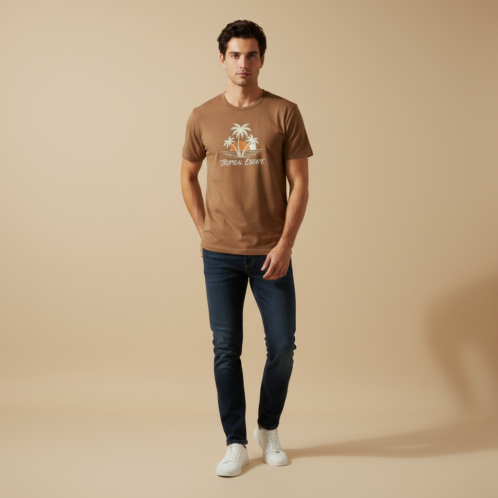 Brown Vacation T-shirt