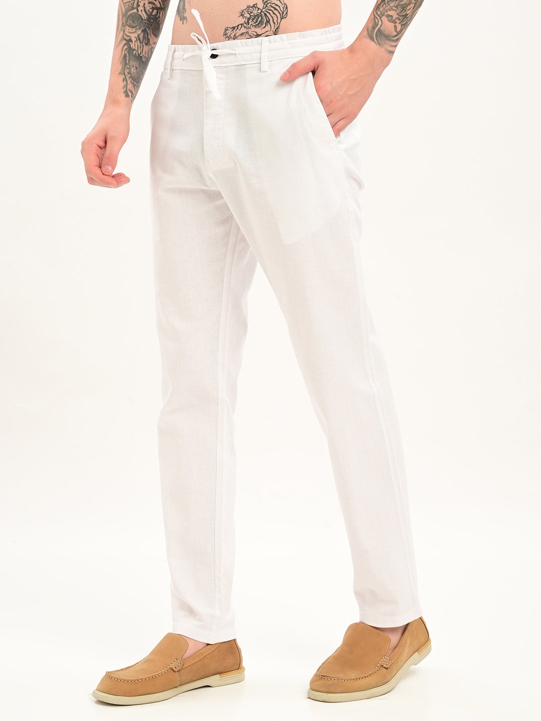 Gangsta linen blend chino
