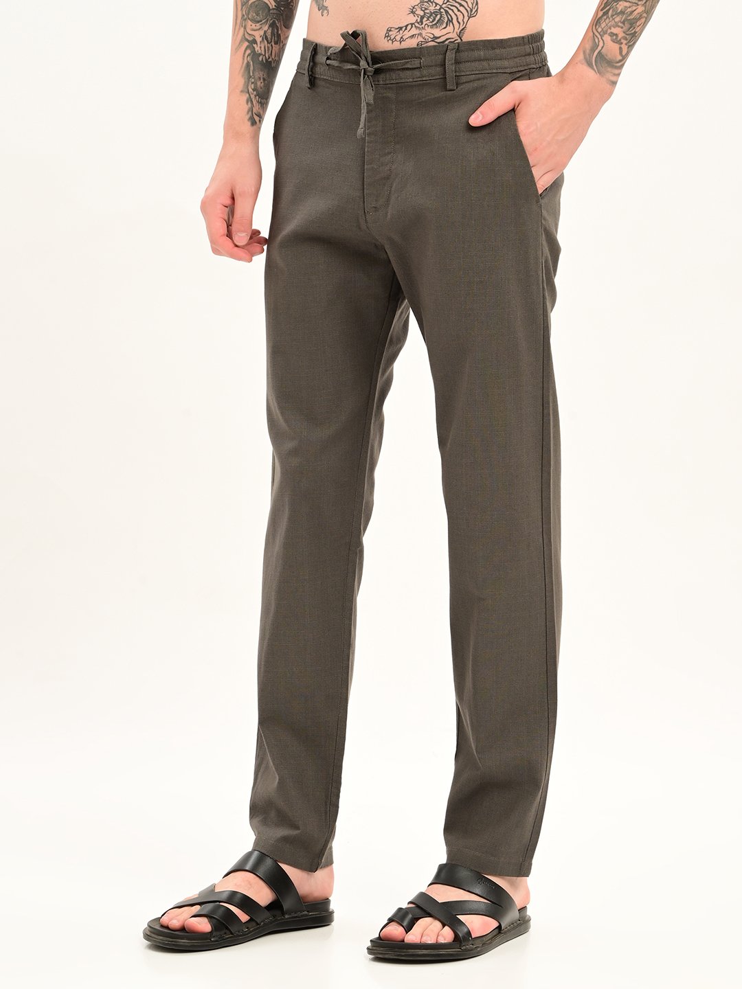 Gangsta linen blend chino