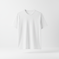 Short sleeve t-shirt front view studio